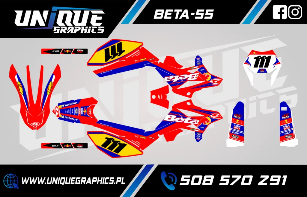Okleina motocyklowa BETA - BETA-55