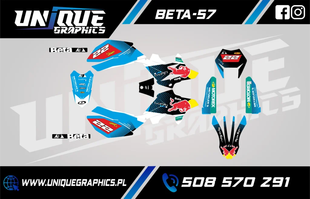 Okleina motocyklowa BETA - BETA-57
