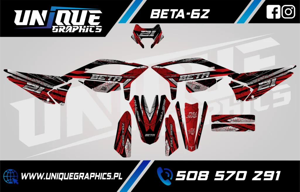 Okleina motocyklowa BETA - BETA-62