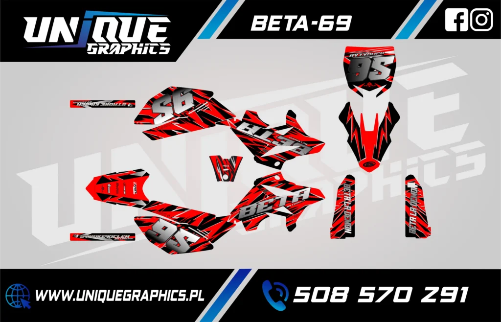Okleina motocyklowa BETA - BETA-69