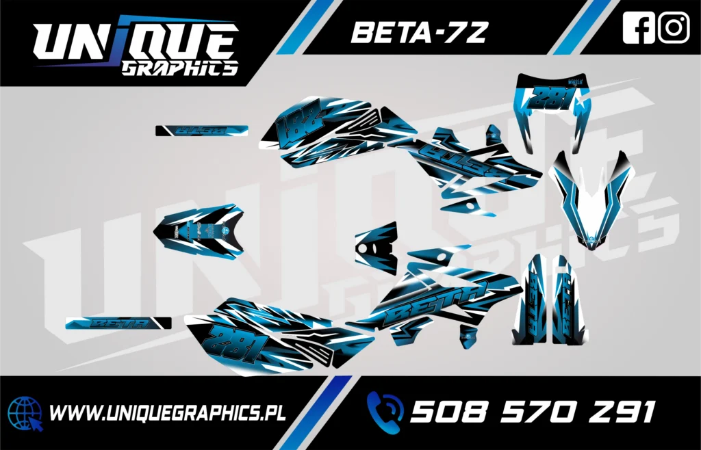 Okleina motocyklowa BETA - BETA-72