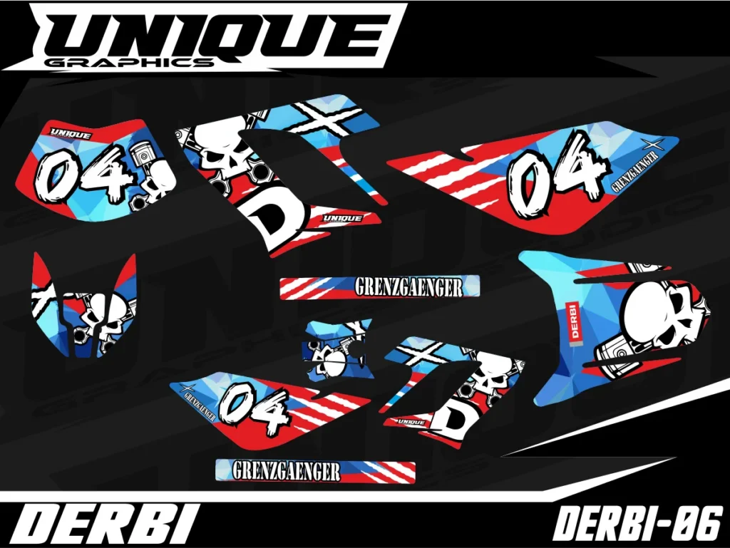 Okleina motocyklowa DERBI - DERBI-06