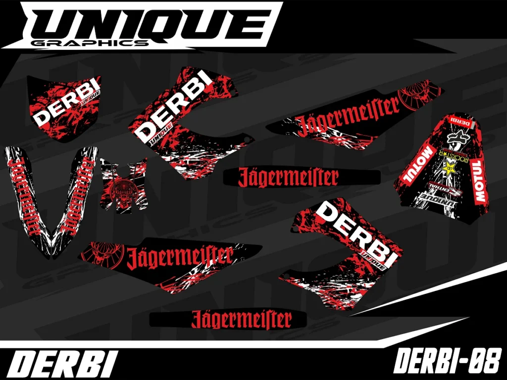 Okleina motocyklowa DERBI - DERBI-08