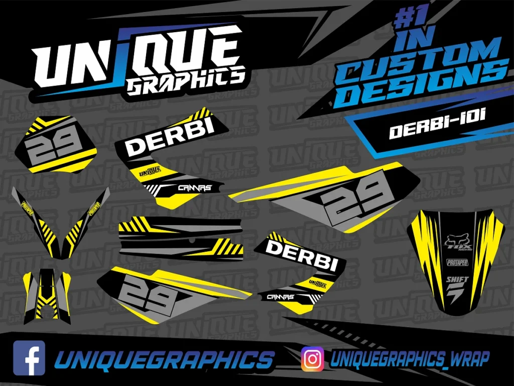Okleina motocyklowa DERBI - DERBI-101