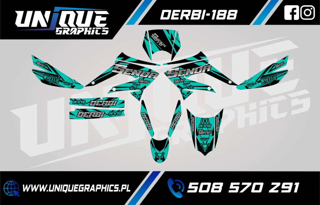 Okleina motocyklowa DERBI - DERBI-188