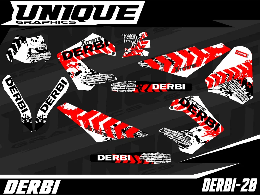 Okleina motocyklowa DERBI - DERBI-20