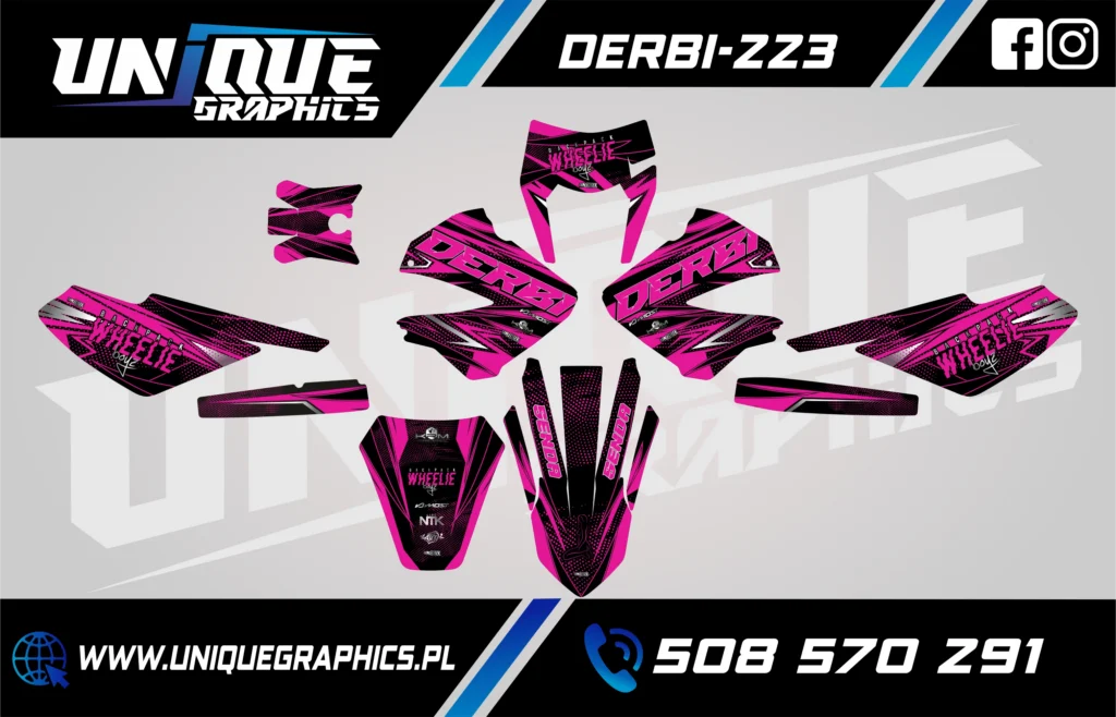 Okleina motocyklowa DERBI - DERBI-223
