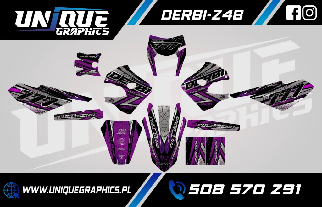 Okleina motocyklowa DERBI - DERBI-248