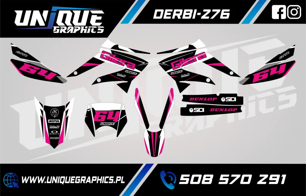 Okleina motocyklowa DERBI - DERBI-276