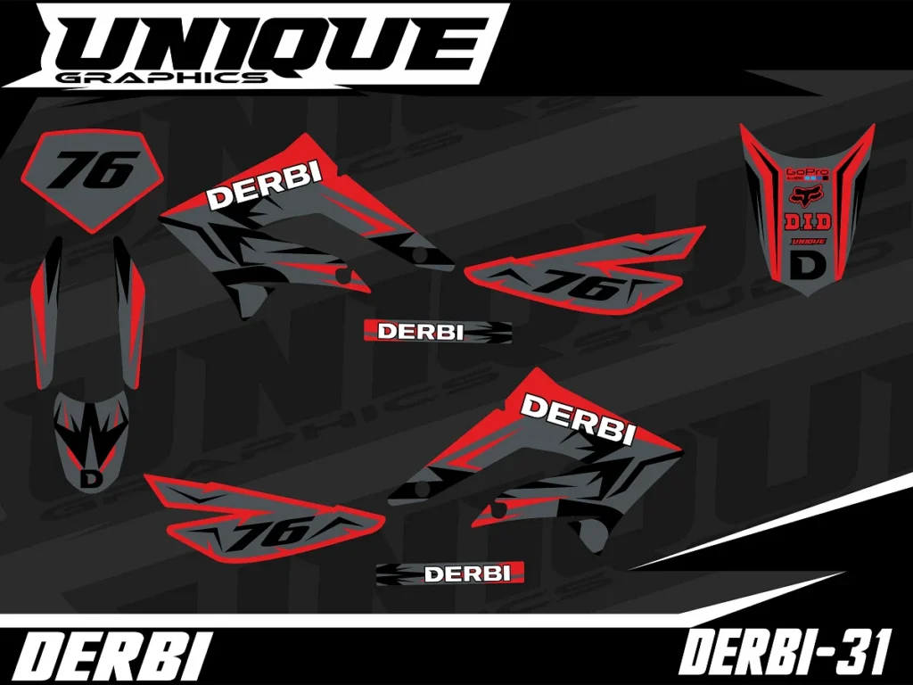 Okleina motocyklowa DERBI - DERBI-31