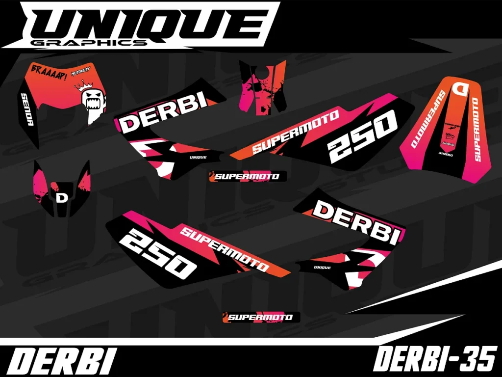 Okleina motocyklowa DERBI - DERBI-35
