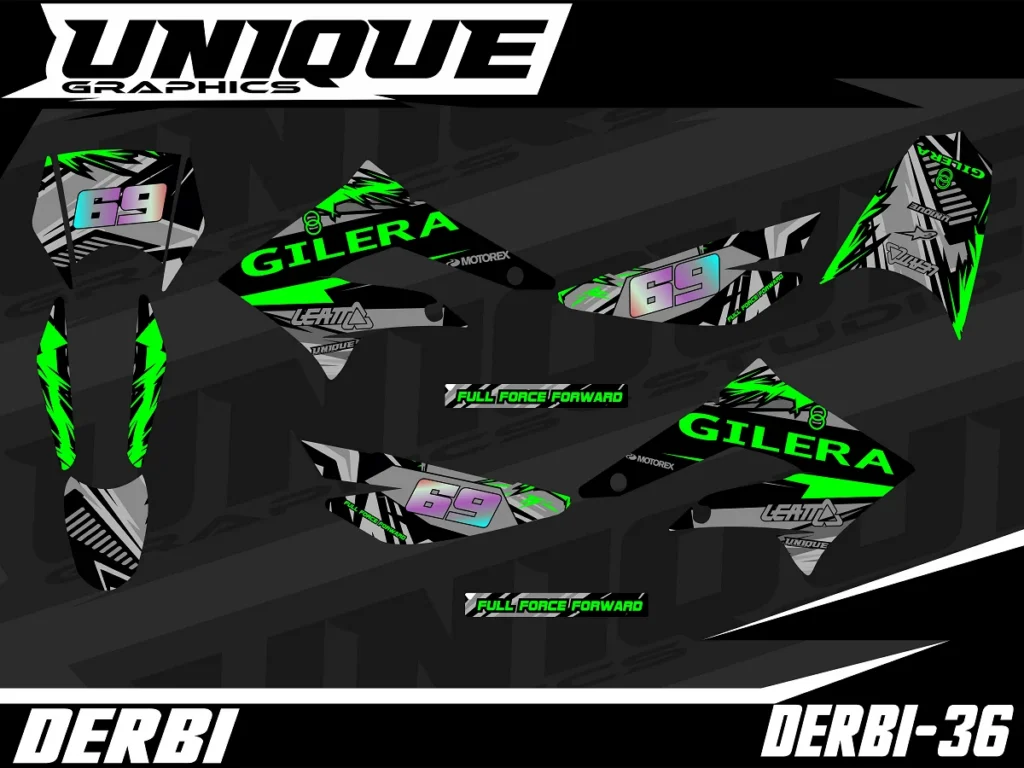 Okleina motocyklowa DERBI - DERBI-36