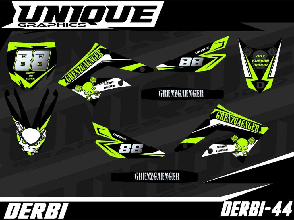 Okleina motocyklowa DERBI - DERBI-44