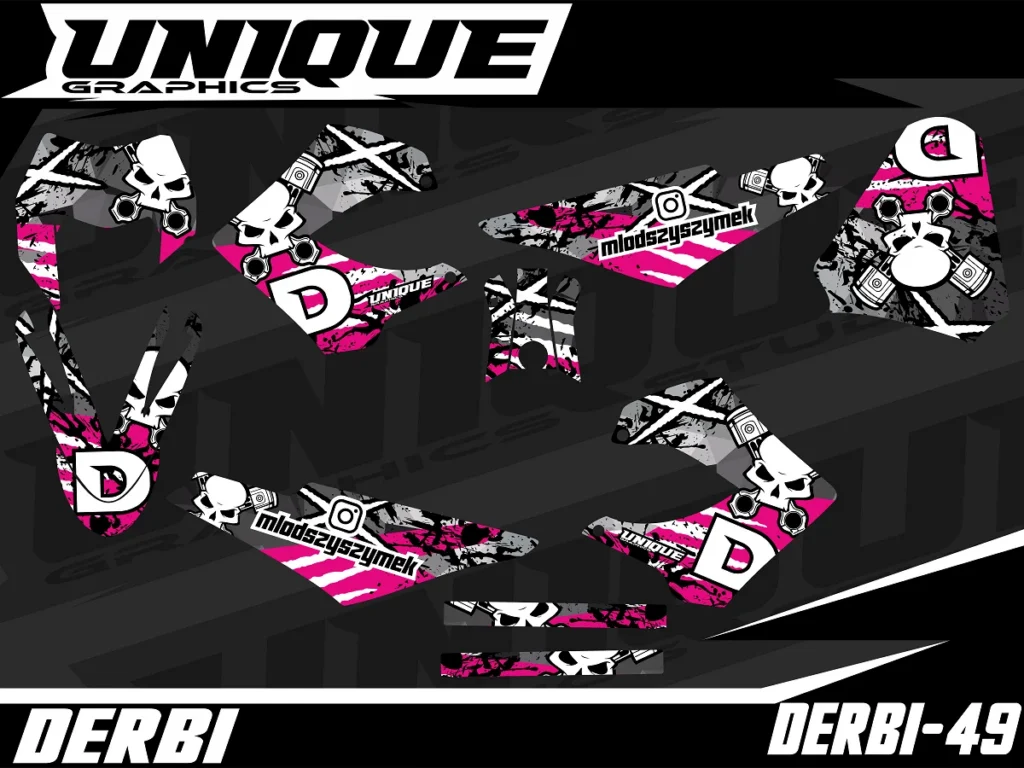 Okleina motocyklowa DERBI - DERBI-49