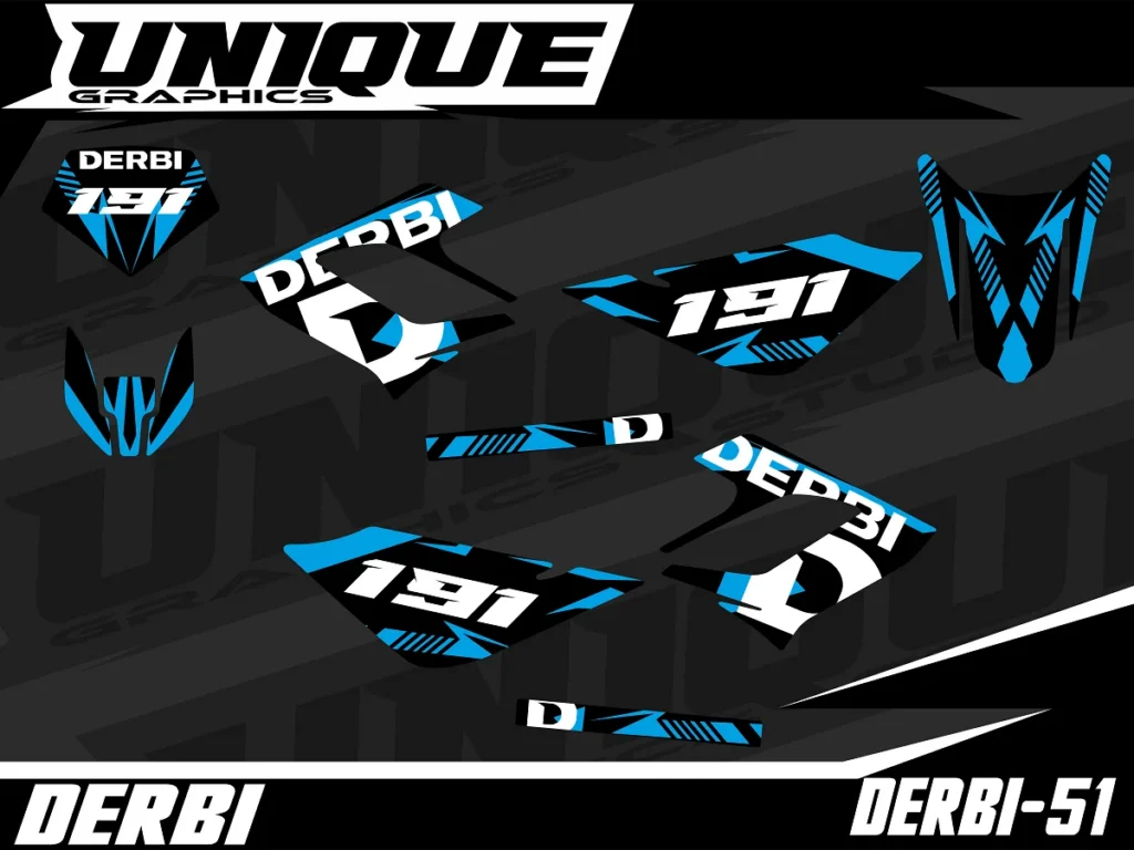 Okleina motocyklowa DERBI - DERBI-51