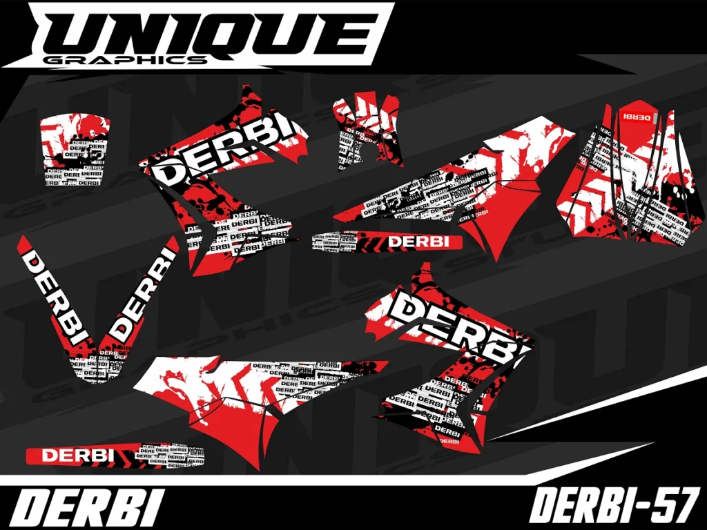 Okleina motocyklowa DERBI - DERBI-57