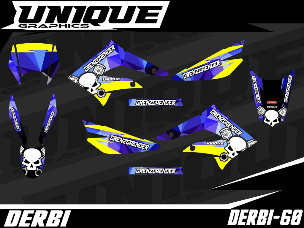 Okleina motocyklowa DERBI - DERBI-60
