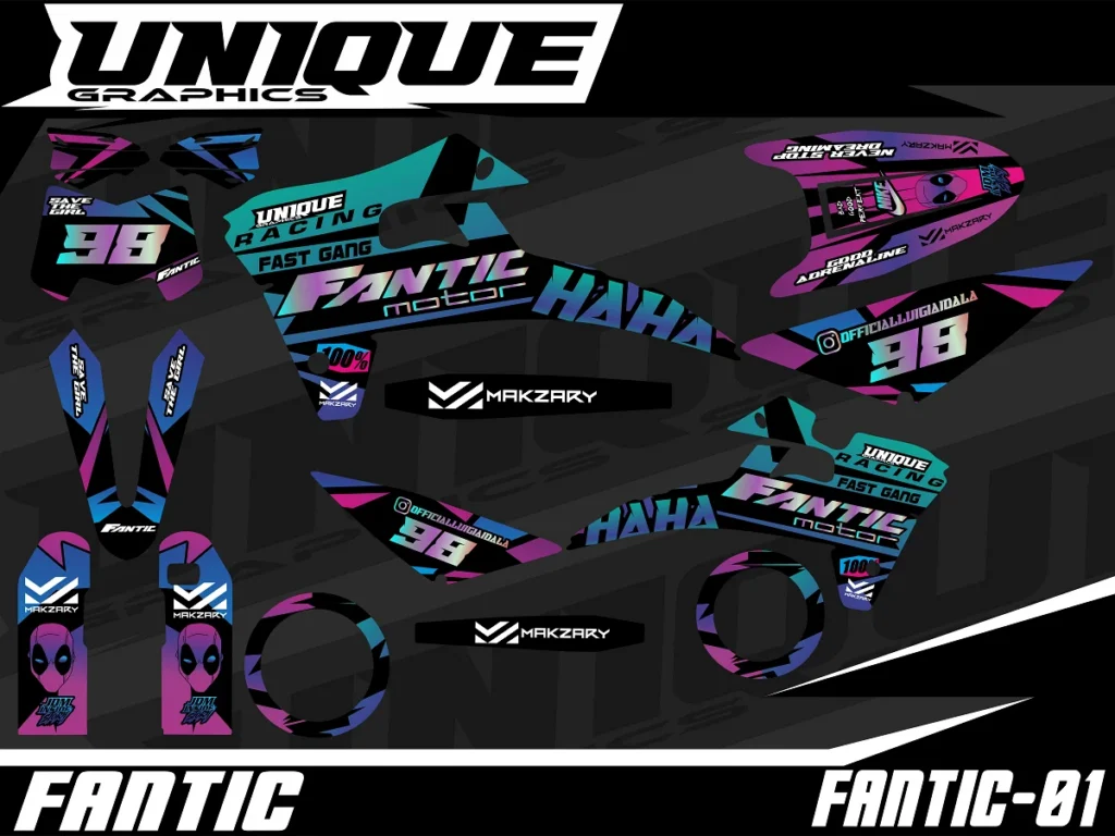 Okleina motocyklowa FANTIC - FANTIC-01