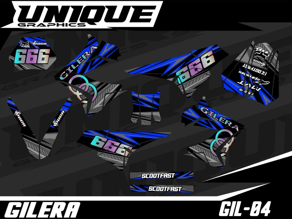 Okleina motocyklowa GILERA - GIL-04