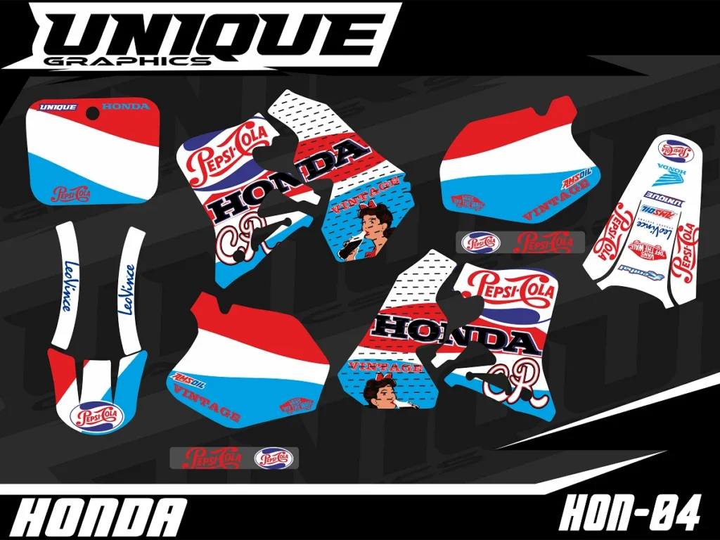 Okleina motocyklowa HONDA - HON-04