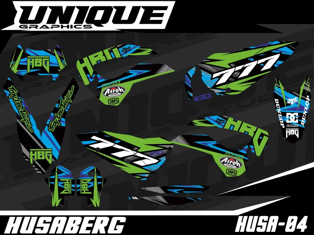 Okleina motocyklowa HUSABERG - HUSA-04