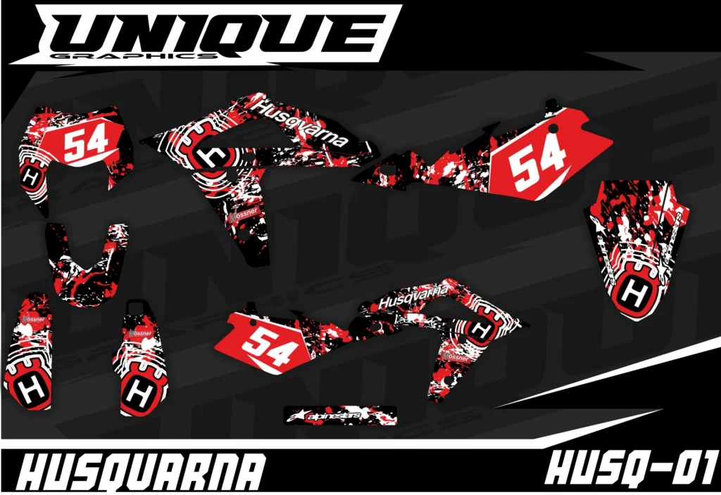 Okleina motocyklowa HUSQVARNA - HUSQ-01
