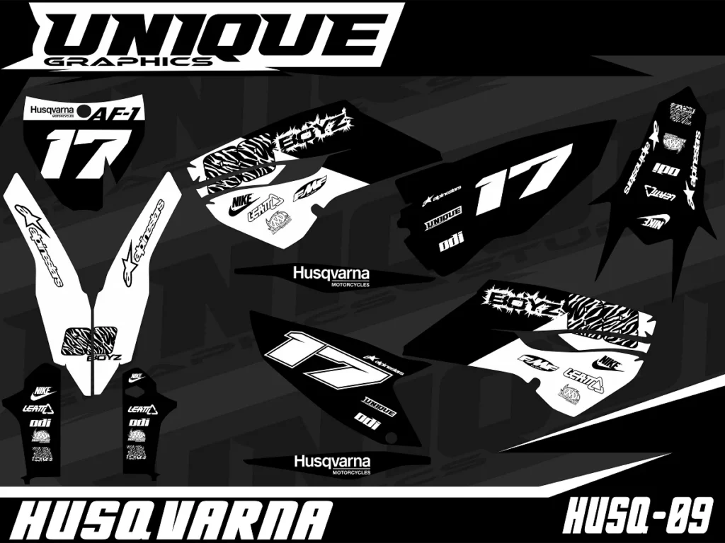 Okleina motocyklowa HUSQVARNA - HUSQ-09