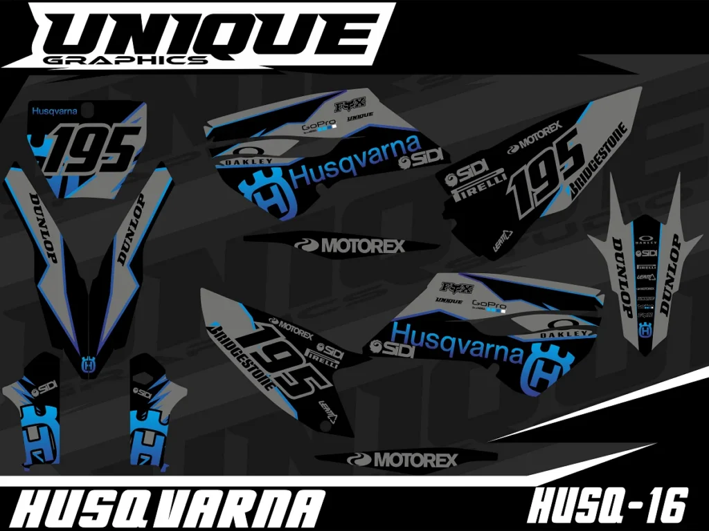 Okleina motocyklowa HUSQVARNA - HUSQ-16