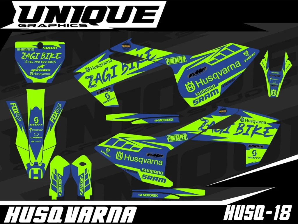 Okleina motocyklowa HUSQVARNA - HUSQ-18