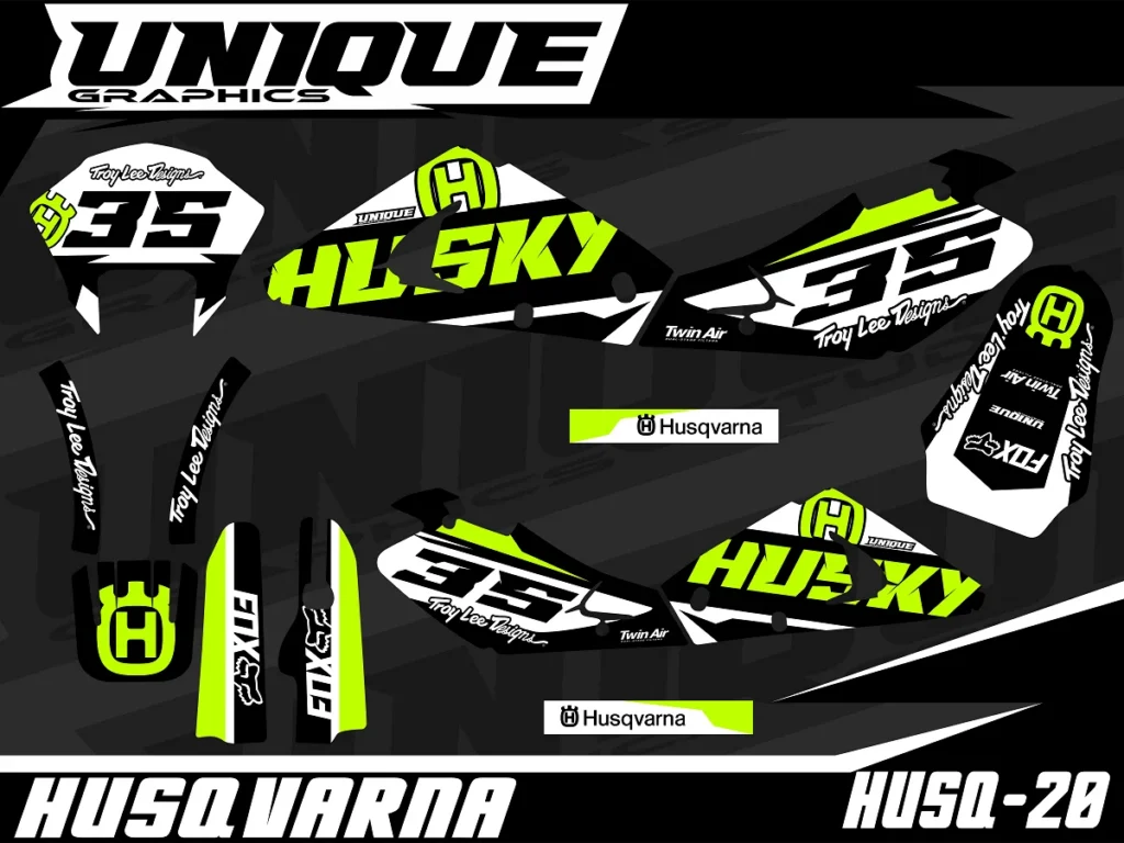 Okleina motocyklowa HUSQVARNA - HUSQ-20