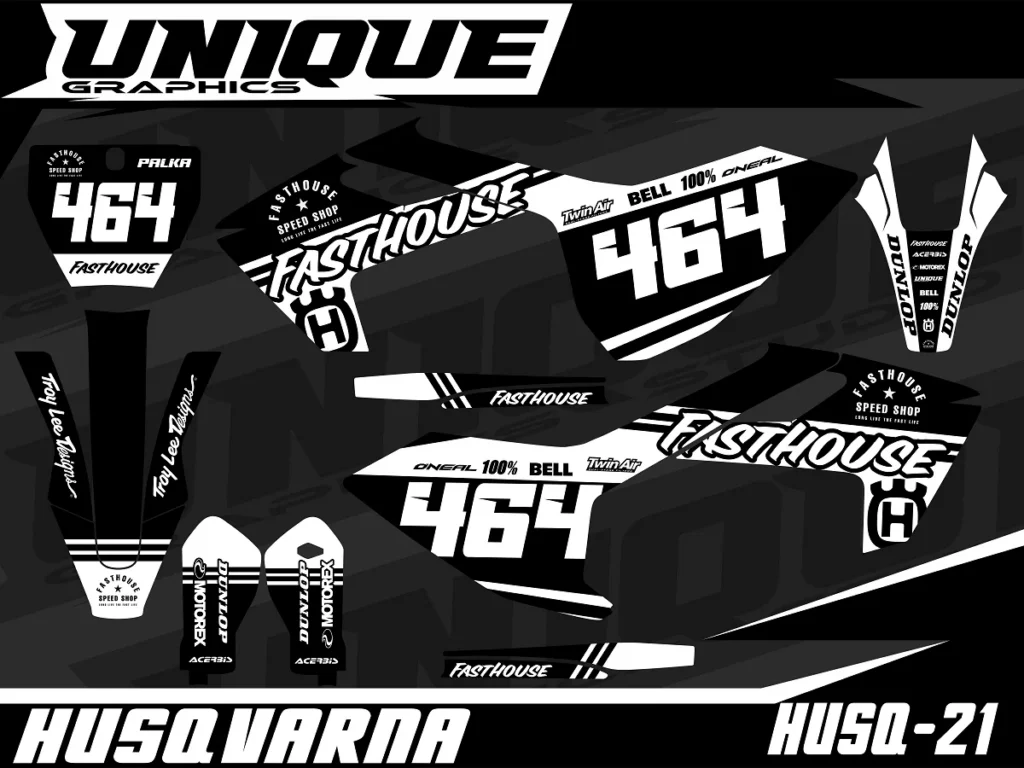 Okleina motocyklowa HUSQVARNA - HUSQ-21