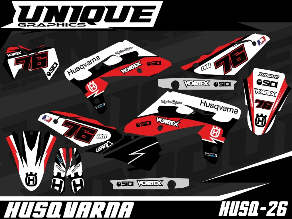 Okleina motocyklowa HUSQVARNA - HUSQ-26