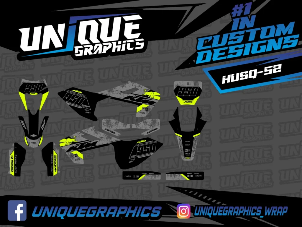 Okleina motocyklowa HUSQVARNA - HUSQ-52