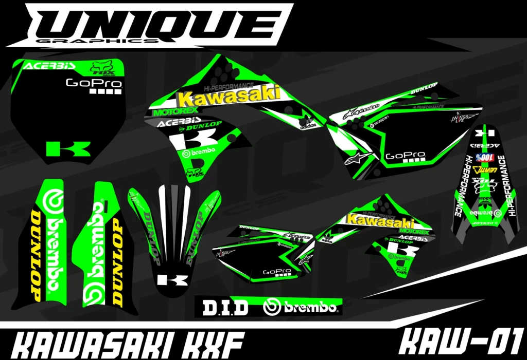 Okleina motocyklowa KAWASAKI - KAW-01