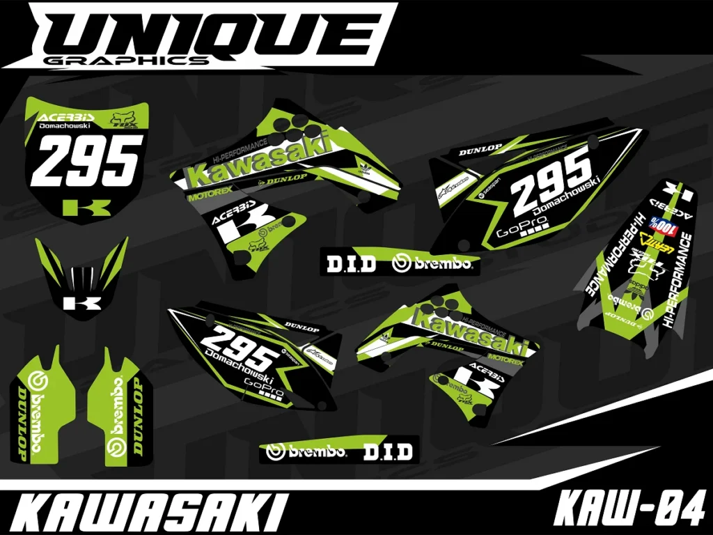 Okleina motocyklowa KAWASAKI - KAW-04