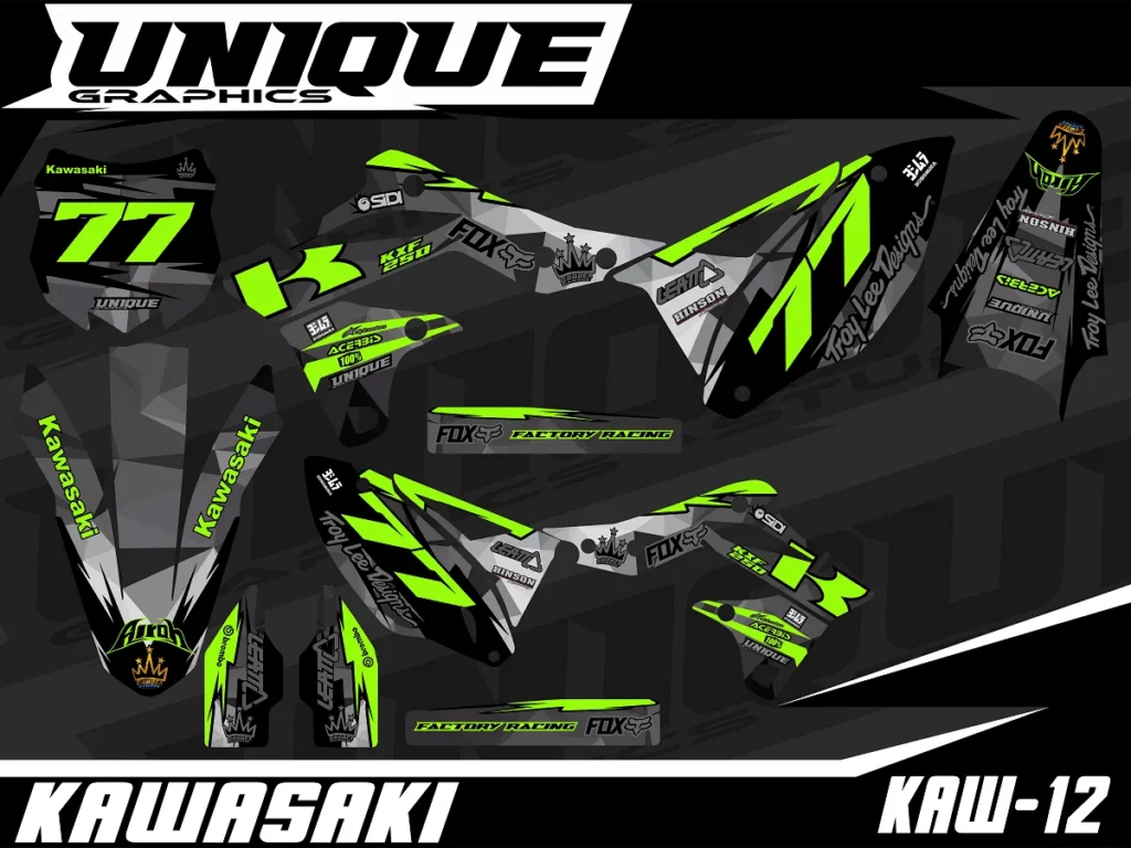 Okleina motocyklowa KAWASAKI - KAW-12