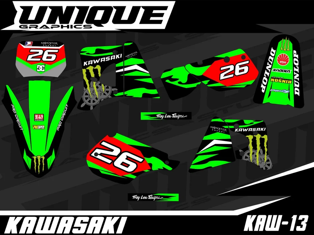 Okleina motocyklowa KAWASAKI - KAW-13