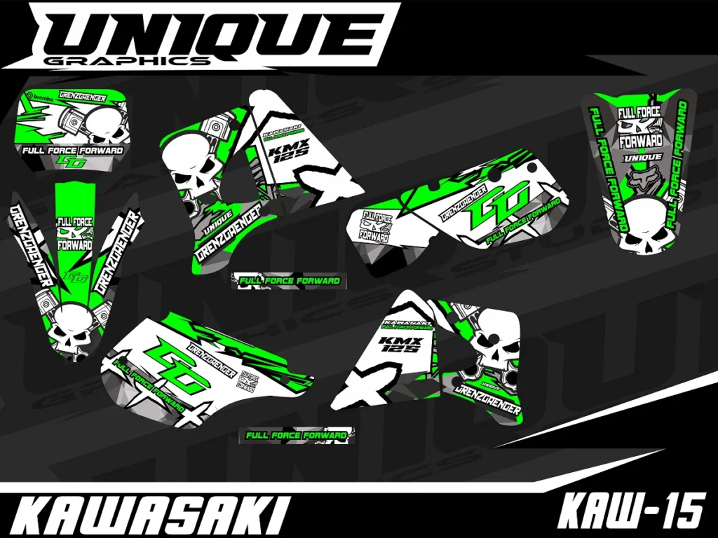 Okleina motocyklowa KAWASAKI - KAW-15