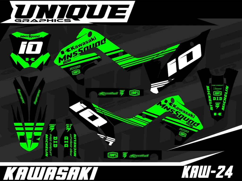 Okleina motocyklowa KAWASAKI - KAW-24