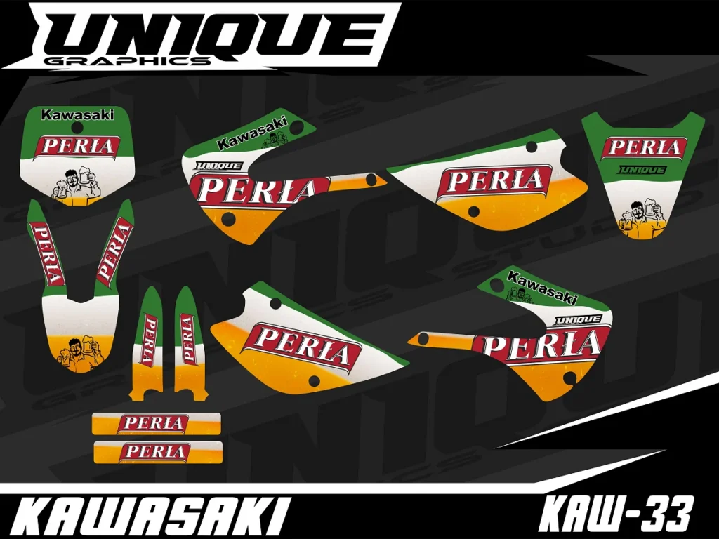 Okleina motocyklowa KAWASAKI - KAW-33