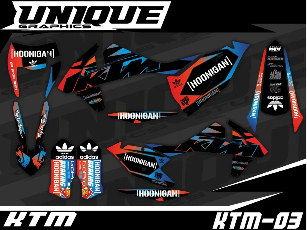 Okleina motocyklowa KTM - KTM-03