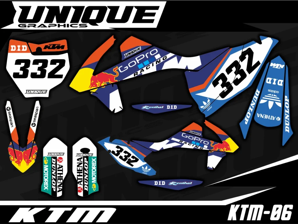 Okleina motocyklowa KTM - KTM-06