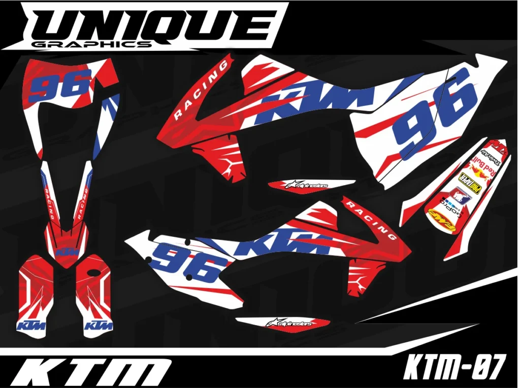Okleina motocyklowa KTM - KTM-07