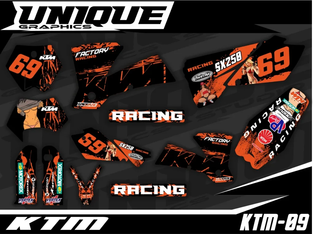 Okleina motocyklowa KTM - KTM-09