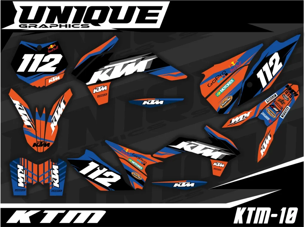 Okleina motocyklowa KTM - KTM-10