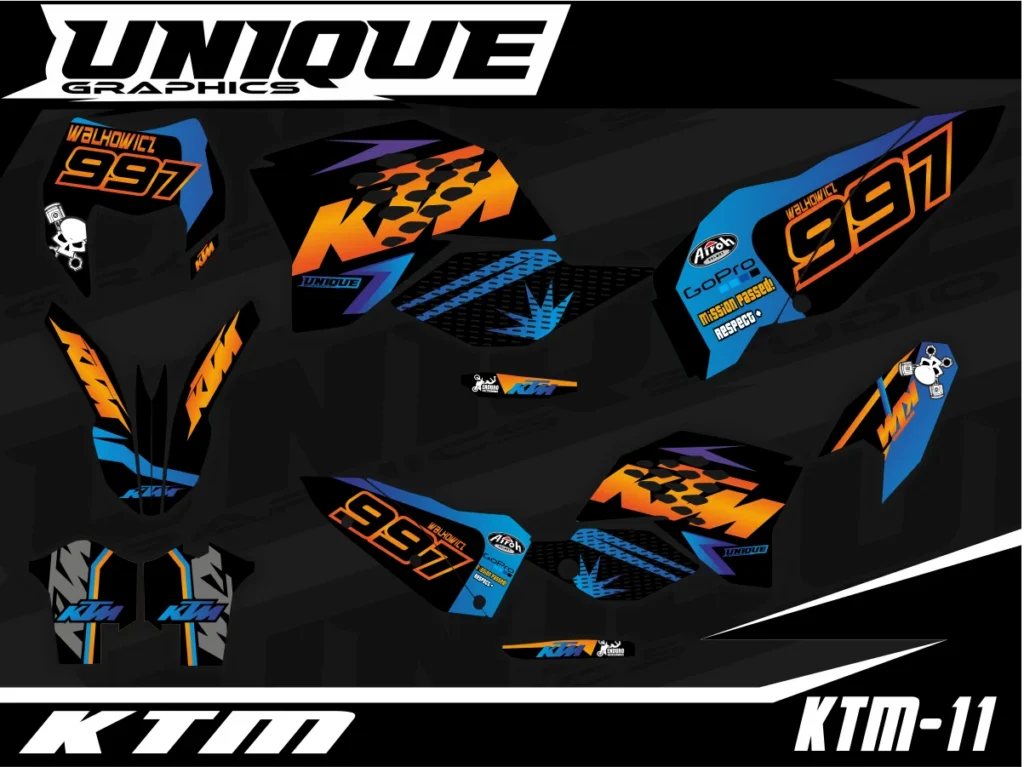 Okleina motocyklowa KTM - KTM-11