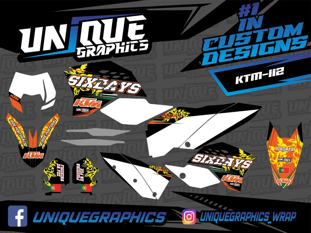Okleina motocyklowa KTM - KTM-112