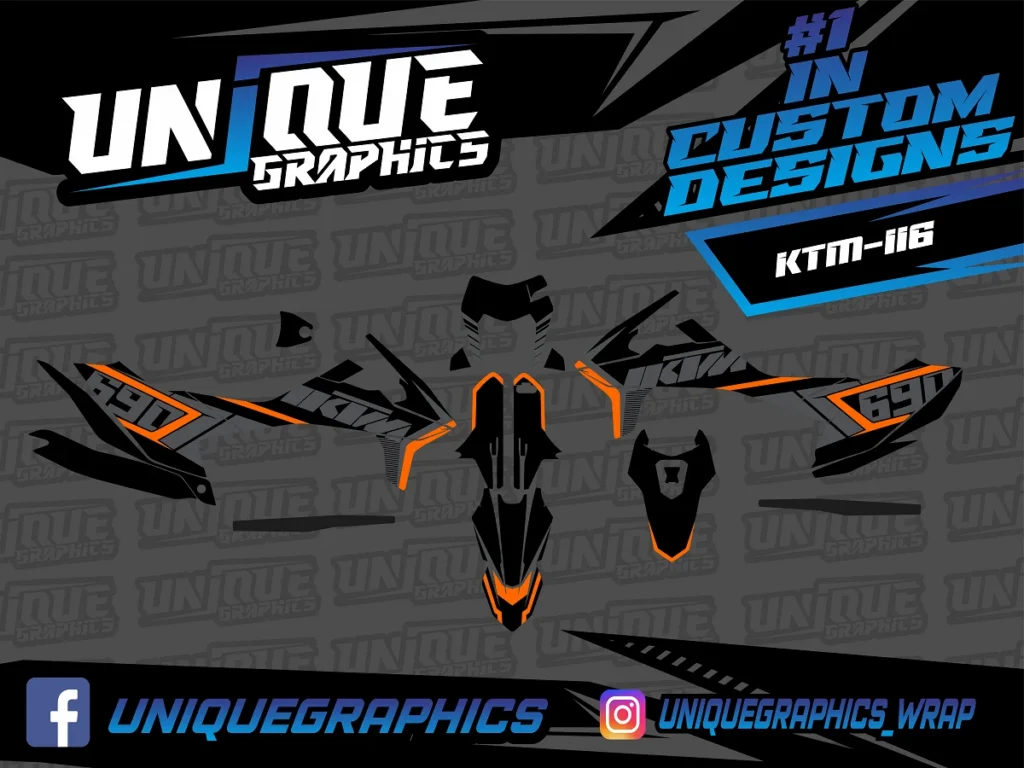 Okleina motocyklowa KTM - KTM-116