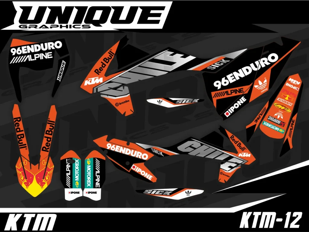 Okleina motocyklowa KTM - KTM-12