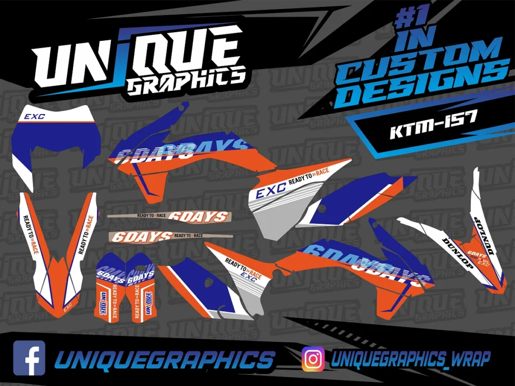 Okleina motocyklowa KTM - KTM-157